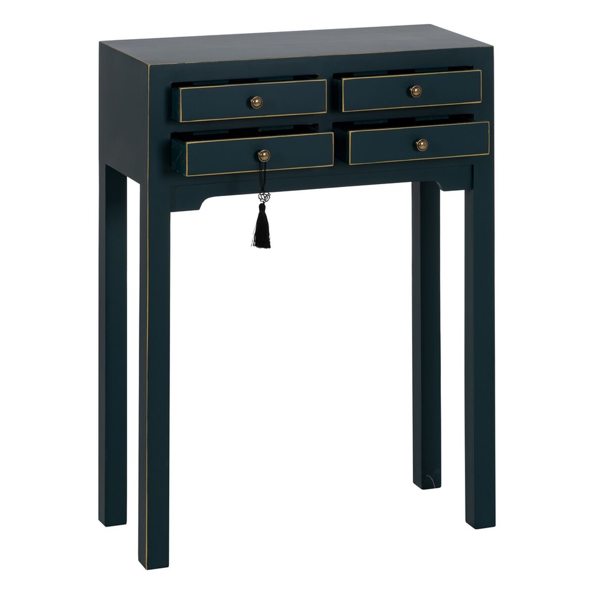 Meuble d'Entrée Bleu 63 x 26 x 85 cm